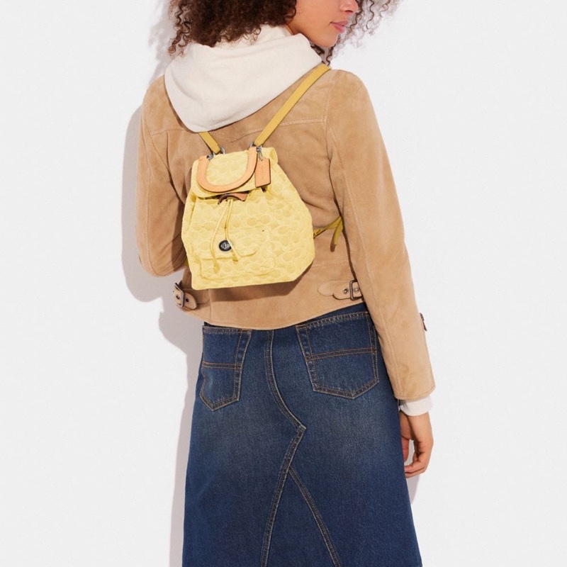 Coach 女士 徽标背包均码码23cm*12cm*21.5cm-4