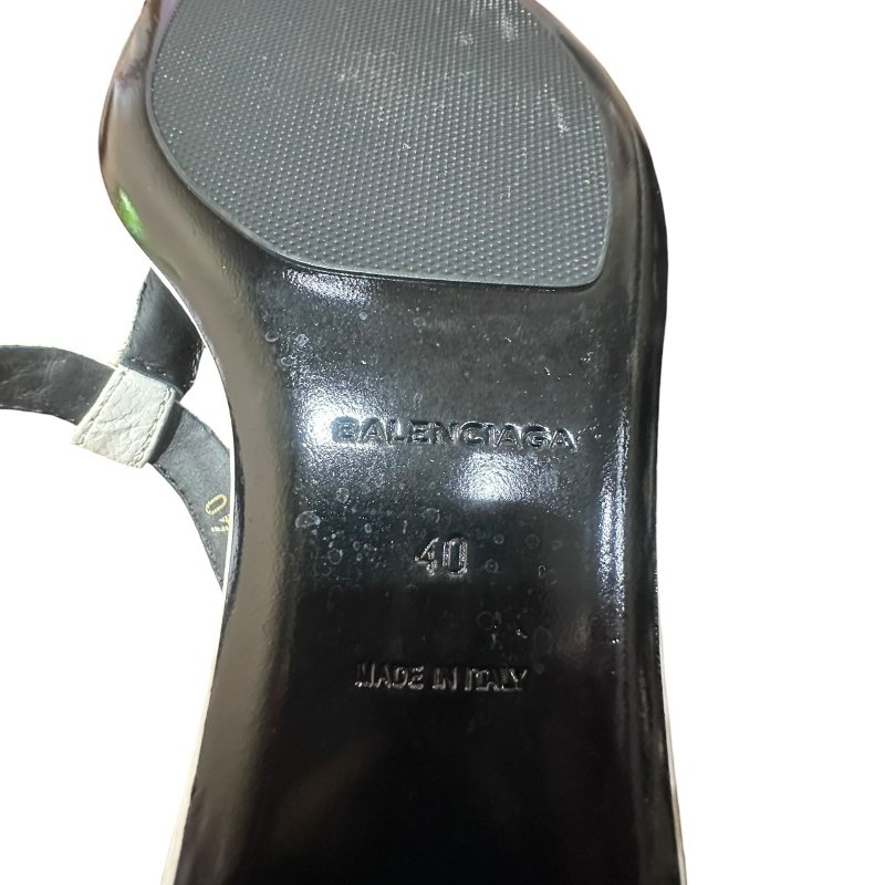 【美收精品】BALENCIAGA銀白色CITY涼鞋 4-726-7