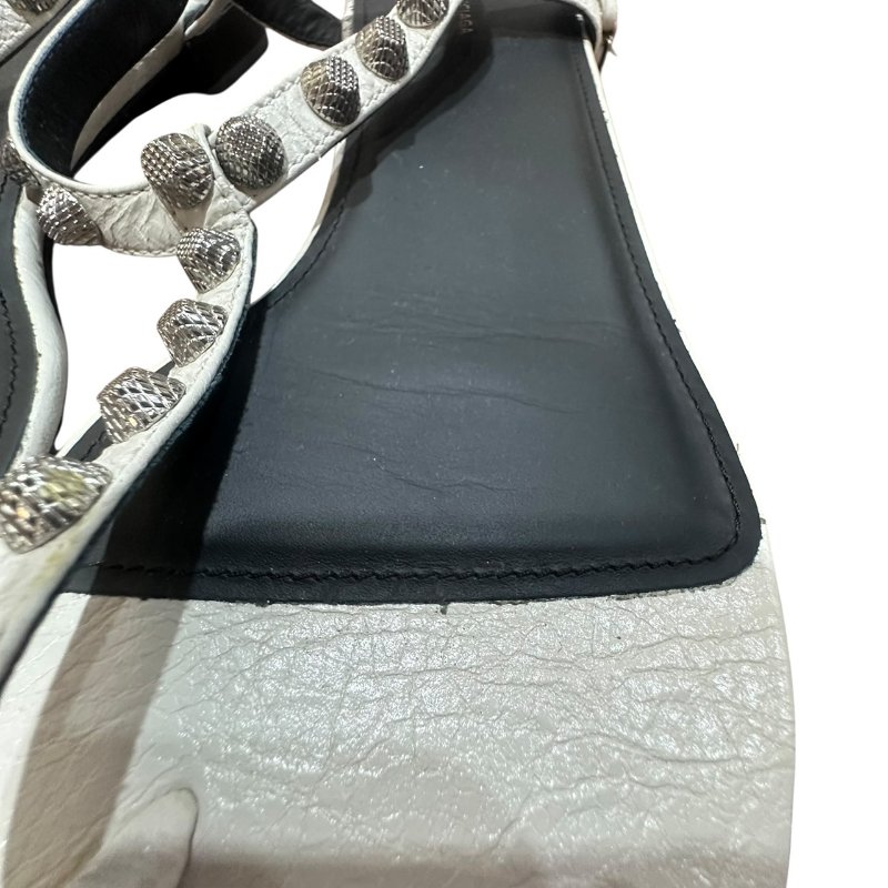 【美收精品】BALENCIAGA銀白色CITY涼鞋 4-726-10