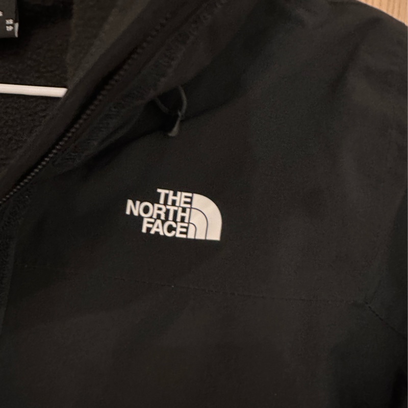 北臉The north face女款黑色DRYVENT防水抓絨內裡三合一外套 經典三合一外套防水、防磨、防風-12