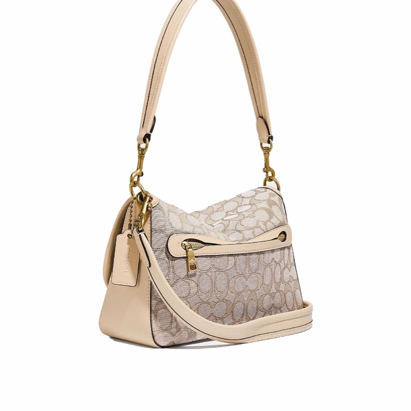 Coach 女士 SOFT TABBY 標誌性提花單肩包均碼碼26cm*9cm*16.5cm-1