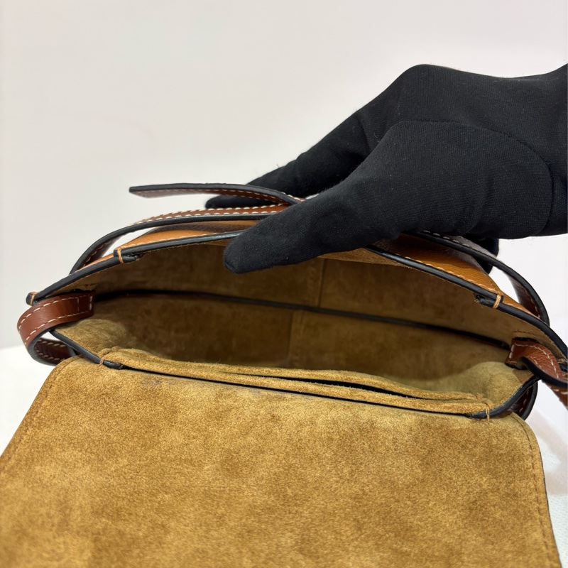 LOEWE 焦糖色 MINI GATE-7