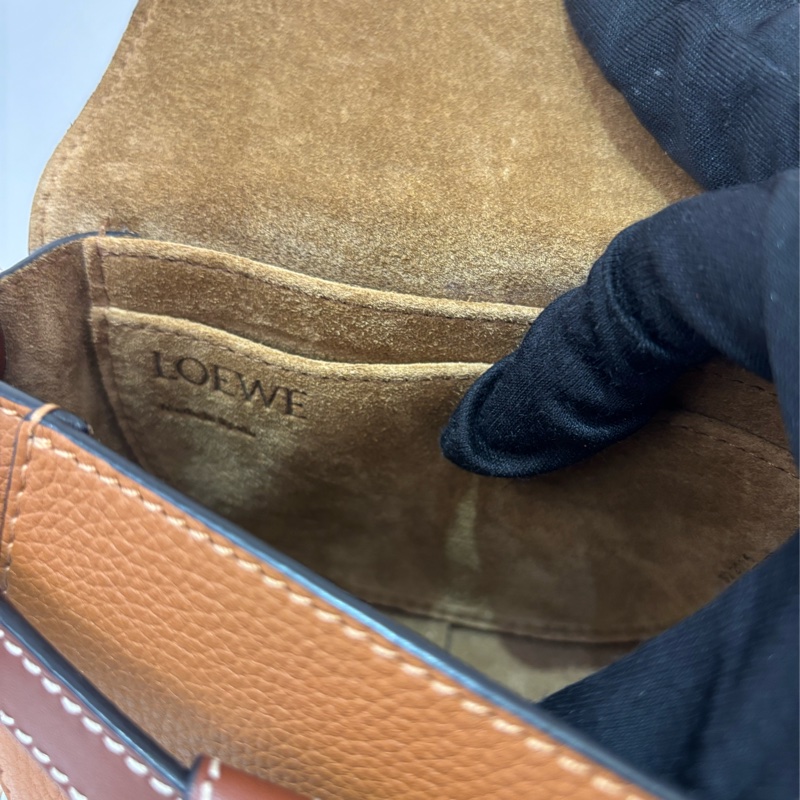 LOEWE 焦糖色 MINI GATE-8