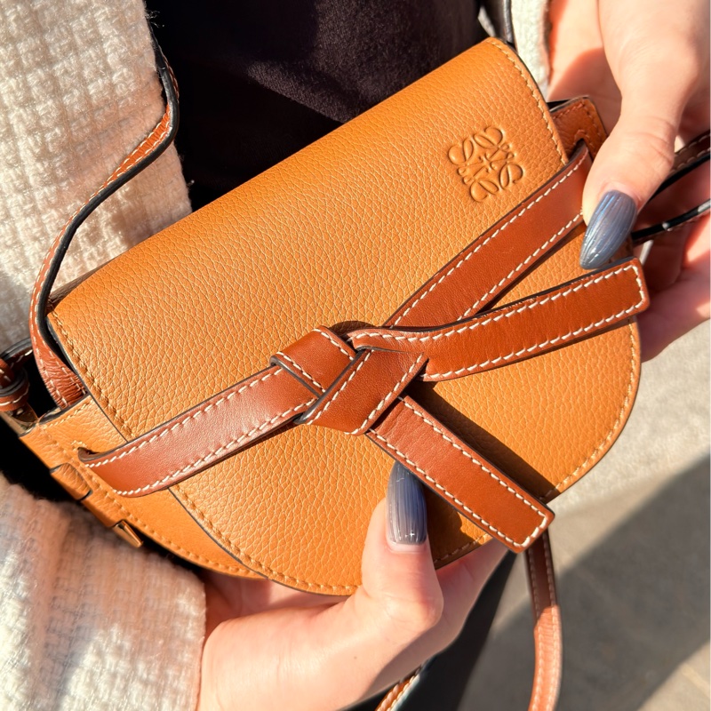 LOEWE 焦糖色 MINI GATE-11