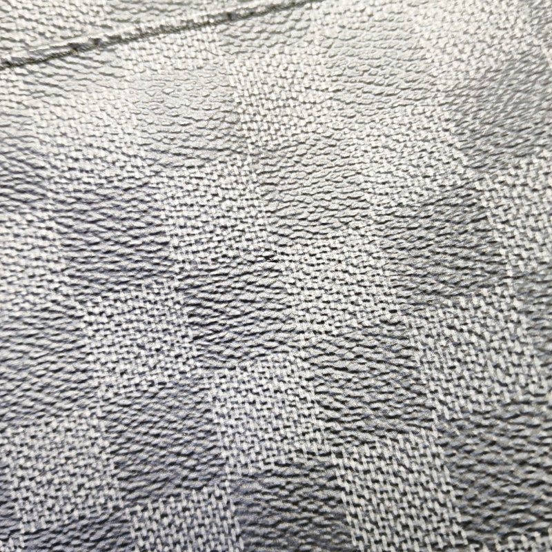 LOUIS VUITTON DISTRICT中號灰色塗層帆布棋盤格郵差包單肩包斜挎包銀色五金-9