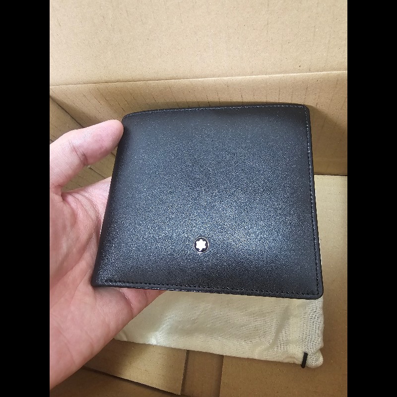 montblanc 萬寶龍 錢包 皮夾 男士皮夾 男生皮夾 短夾 男生短夾 男士短夾 折疊錢包-3