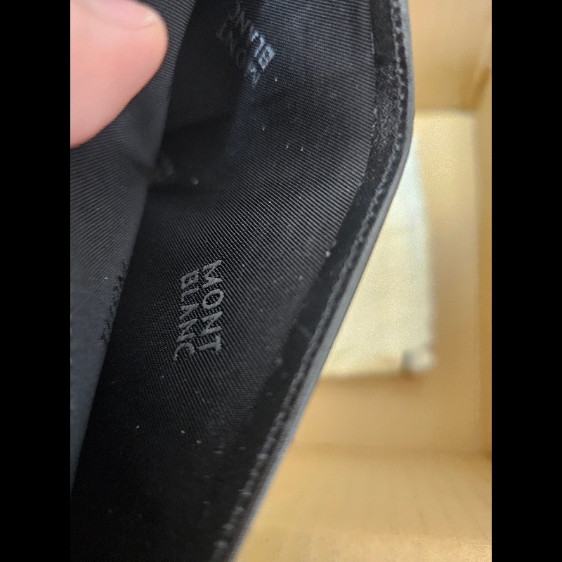 montblanc 萬寶龍 錢包 皮夾 男士皮夾 男生皮夾 短夾 男生短夾 男士短夾 折疊錢包-4