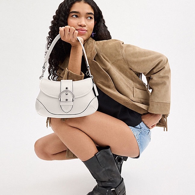 Coach 女士 徽標單肩包均碼碼26.5cm*7.5cm*16cm-4