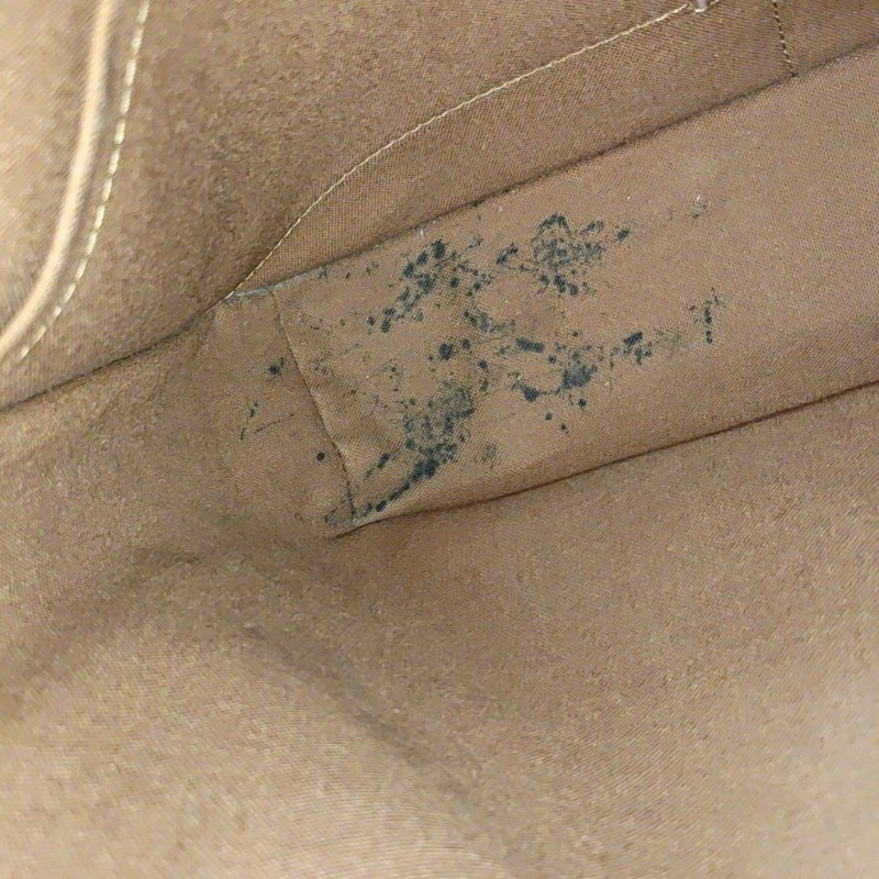 LOUIS VUITTON VINTAGE BEAUBOURG 棕色塗層帆布老花斜挎包單肩包金色五金-9