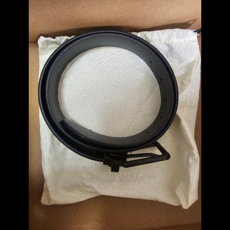 montblanc 萬寶龍 皮帶 全黑-1