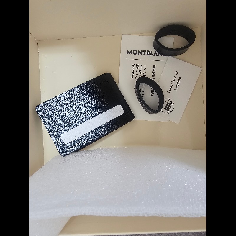 montblanc 萬寶龍 皮帶 全黑-3