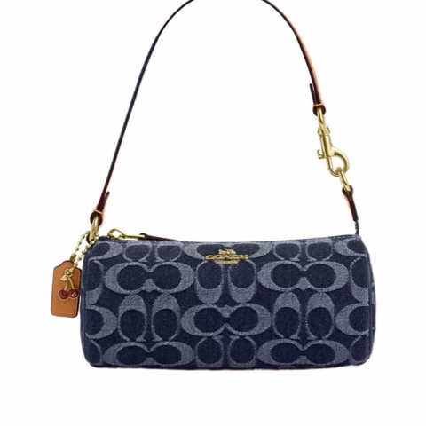 Coach 女士 Nolita 牛仔布桶形包均碼碼19.7cm*8.3cm*8.3cm
