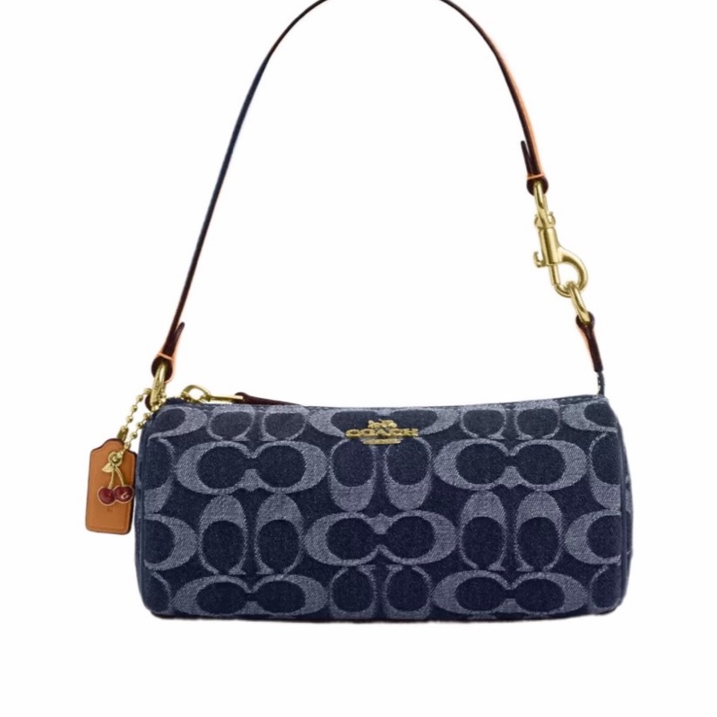 Coach 女士 Nolita 牛仔布桶形包均碼碼19.7cm*8.3cm*8.3cm-0