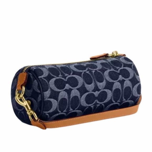 Coach 女士 Nolita 牛仔布桶形包均碼碼19.7cm*8.3cm*8.3cm-2