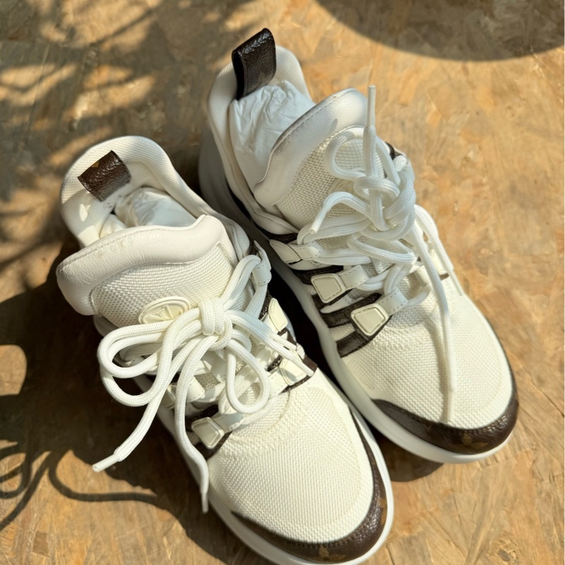 98新Louis Vuitton路易威登 拱桥老爹鞋 37码 老花环绕设计 经典大爆款-3