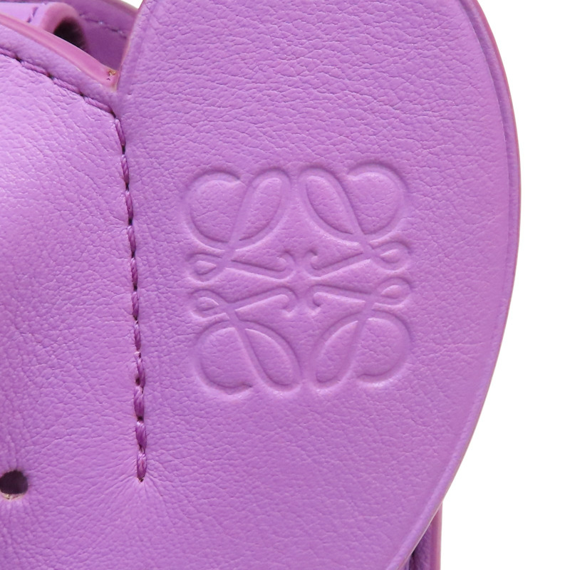 紫色 牛皮 大象造型 手機包 肩背包【LOEWE 羅威】-6