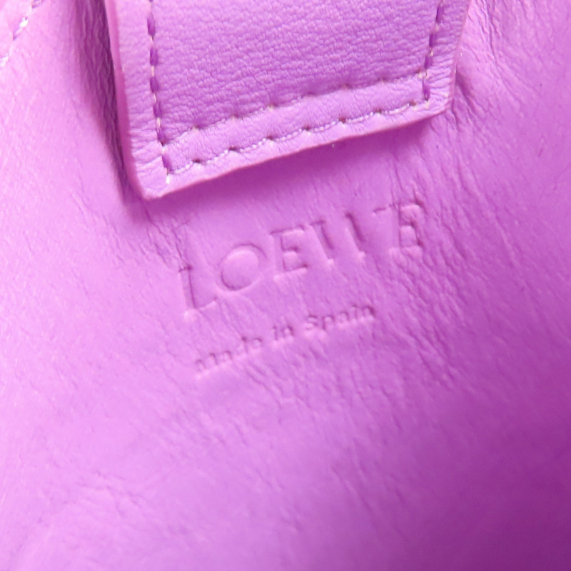 紫色 牛皮 大象造型 手機包 肩背包【LOEWE 羅威】-7