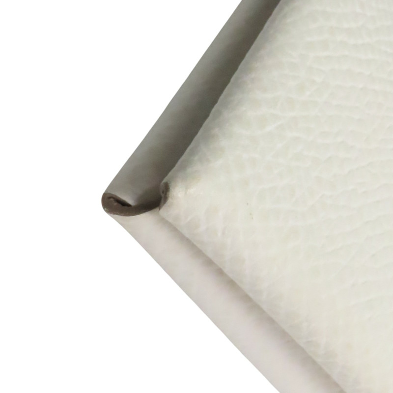 白色 Epsom 牛皮 Calvi 卡夾 名片夾 B刻 銀扣【HERMES 愛馬仕】 H044164CK10-10