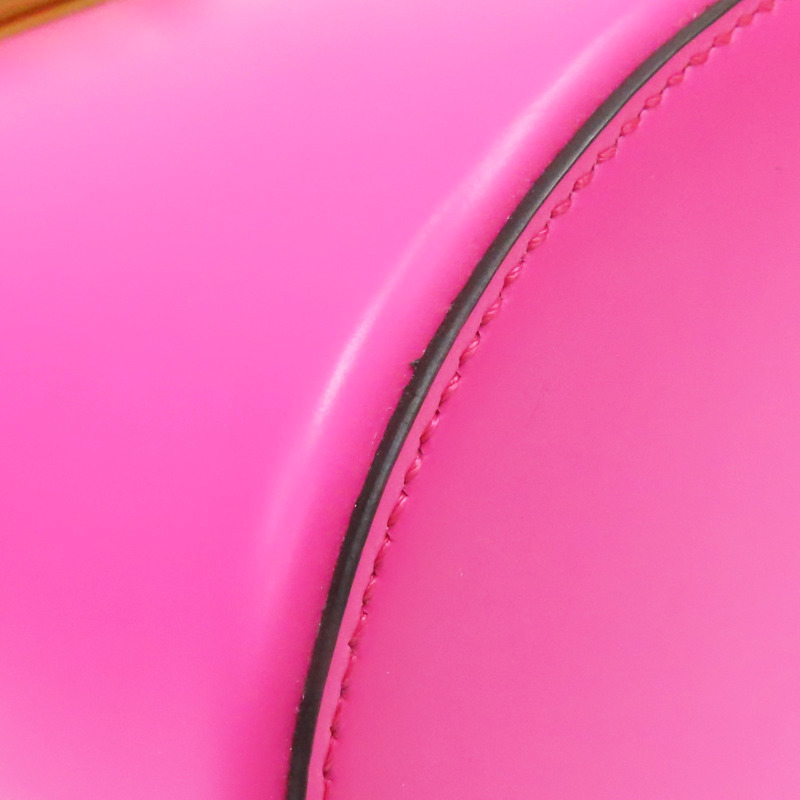 粉紅色 牛皮 Trifolio 水桶包 肩背包【Salvatore Ferragamo 費拉格慕】 211194-7