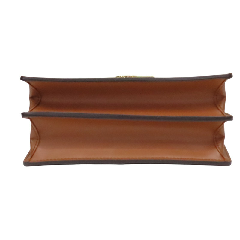 棕色 原花 Reverse 帆布 Dauphine MM 肩背包【LOUIS VUITTON LV 路易威登】 M45958-3