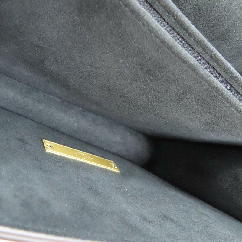 棕色 原花 Reverse 帆布 Dauphine MM 肩背包【LOUIS VUITTON LV 路易威登】 M45958-4