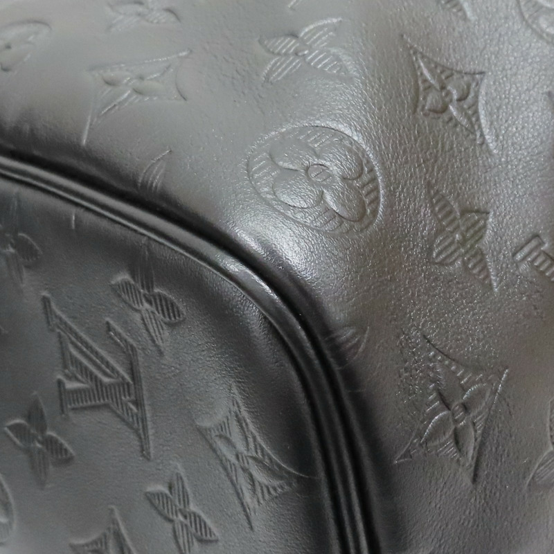 黑色 牛皮 壓紋 Keepall Bandouliere 50 行李袋 兩用包【LOUIS VUITTON LV 路易威登】 M44810-8