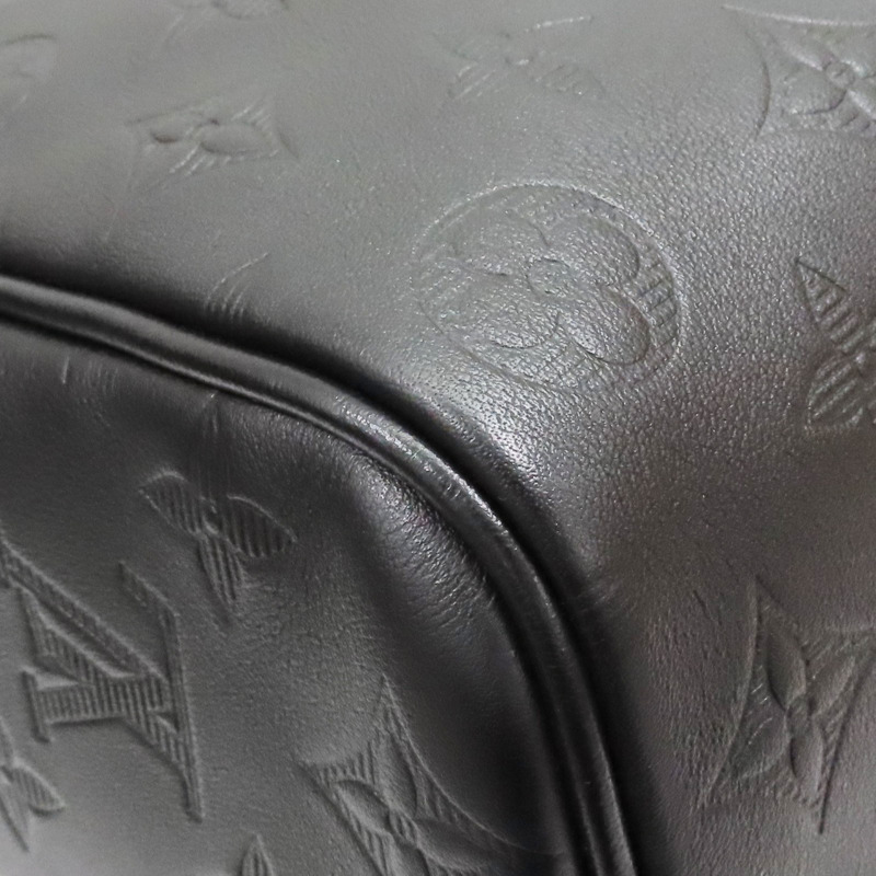 黑色 牛皮 壓紋 Keepall Bandouliere 50 行李袋 兩用包【LOUIS VUITTON LV 路易威登】 M44810-10