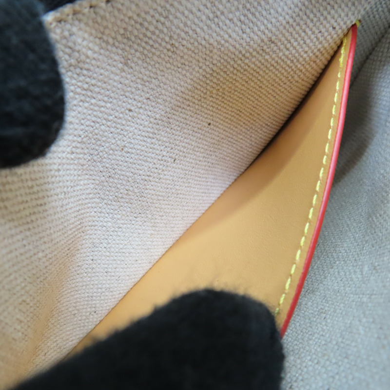 藍色 原花 Heritage 帆布 Key Pouch S 零錢包【LOUIS VUITTON LV 路易威登】 M27112-5