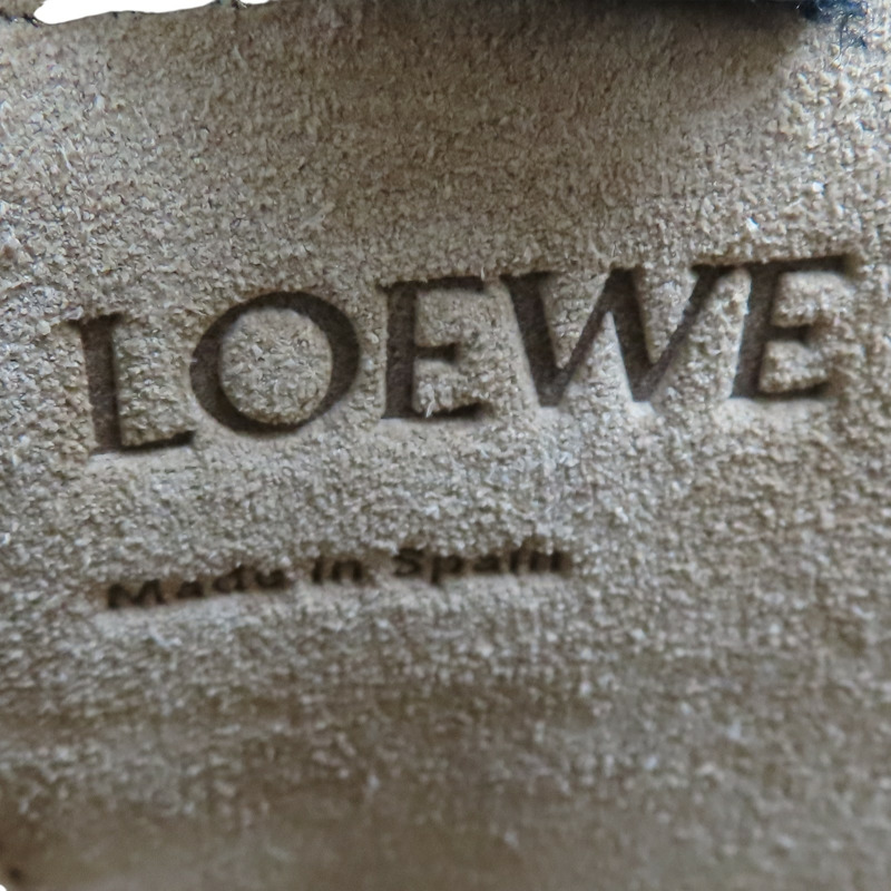 黑/棕色 牛皮 Mini Gate Dual 肩背包【LOEWE 羅威】 A650N46X13-8