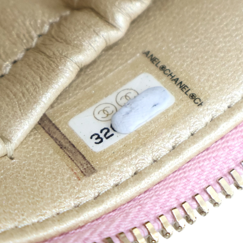 粉色牛皮 Mini 圓筒 手提包 無卡【CHANEL 香奈兒】-7