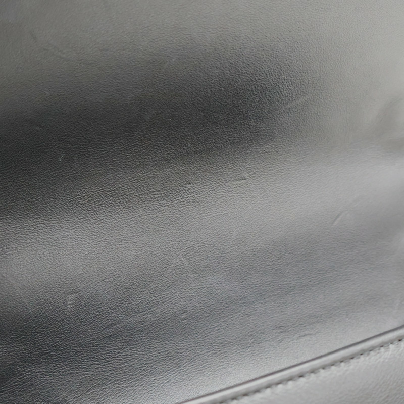 黑色牛皮 Orylag 兔毛 Boy 兩用包 無卡【CHANEL 香奈兒】-18