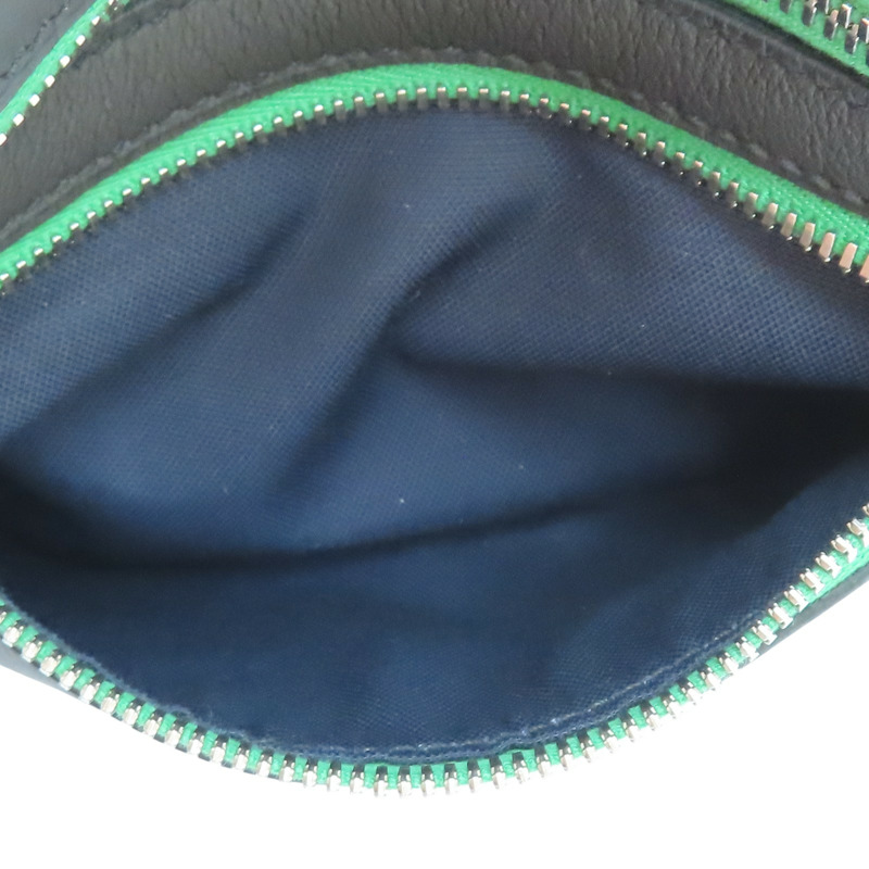 黑/仙人掌綠 Cristobal牛皮 Cityslide PM 腰包 D刻【HERMES 愛馬仕】-5