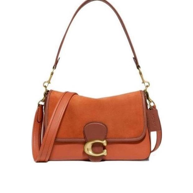 Coach 女士 徽標斜挎包均碼碼長：27cm，寬：9cm，高：17cm-0