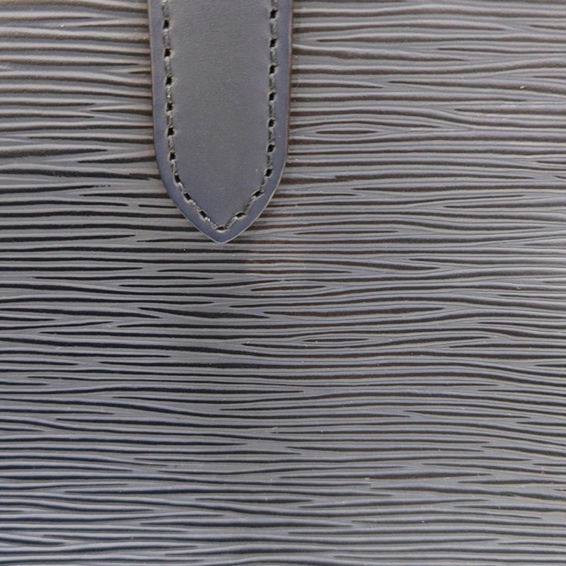 LOUIS VUITTON MARLY中號藍色EPI牛皮水波紋單肩包手提包銀色五金可拆卸肩帶-10