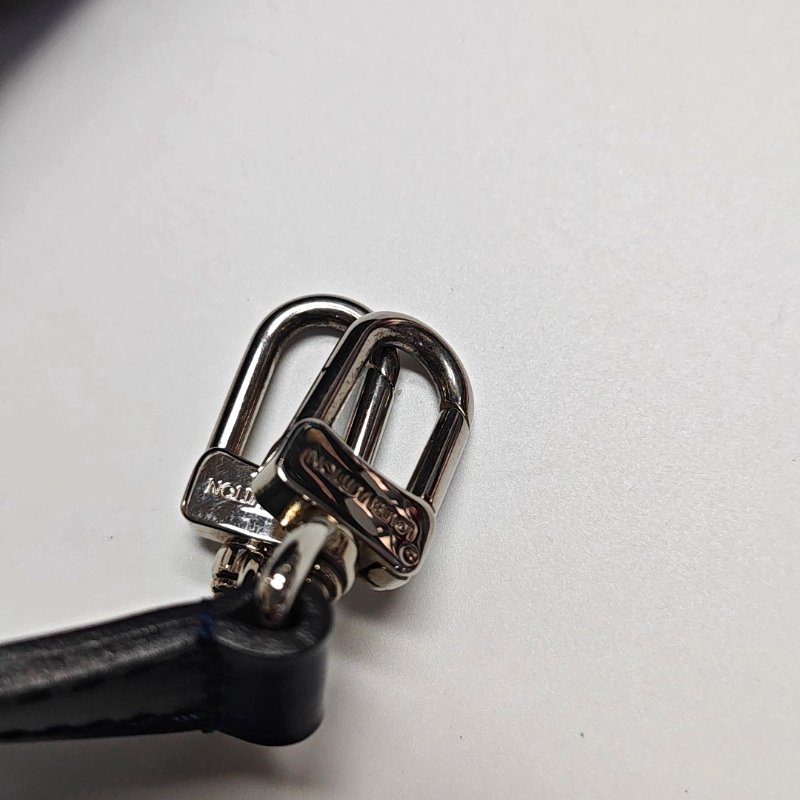 LOUIS VUITTON MARLY中號藍色EPI牛皮水波紋單肩包手提包銀色五金可拆卸肩帶-14