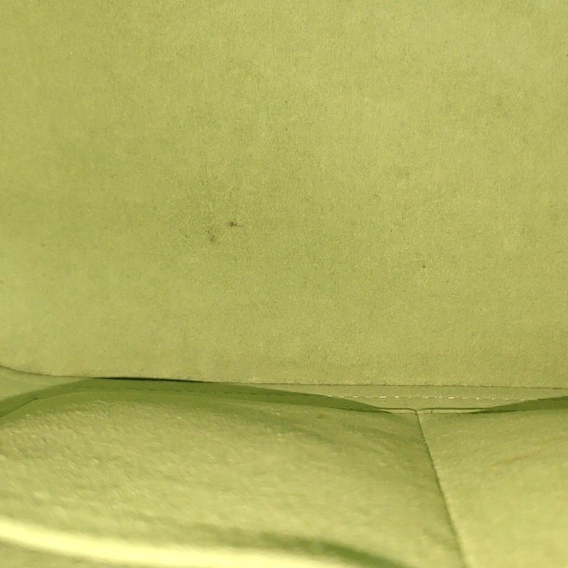 LOUIS VUITTON ALMA小號淺綠色EPI牛皮水波紋壓紋貝殼包手提包銀色五金-17