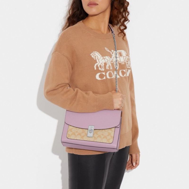 Coach 女士 Lane 單肩包均碼碼常規、26cm*10cm*18cm-4