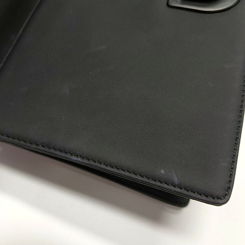 DIOR Diorama黑色牛皮斜挎包黑色五金可拆卸肩帶-9