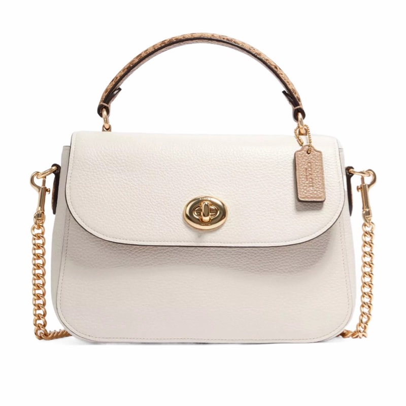 Coach 女士 LOGO掛牌手提包均碼碼-4