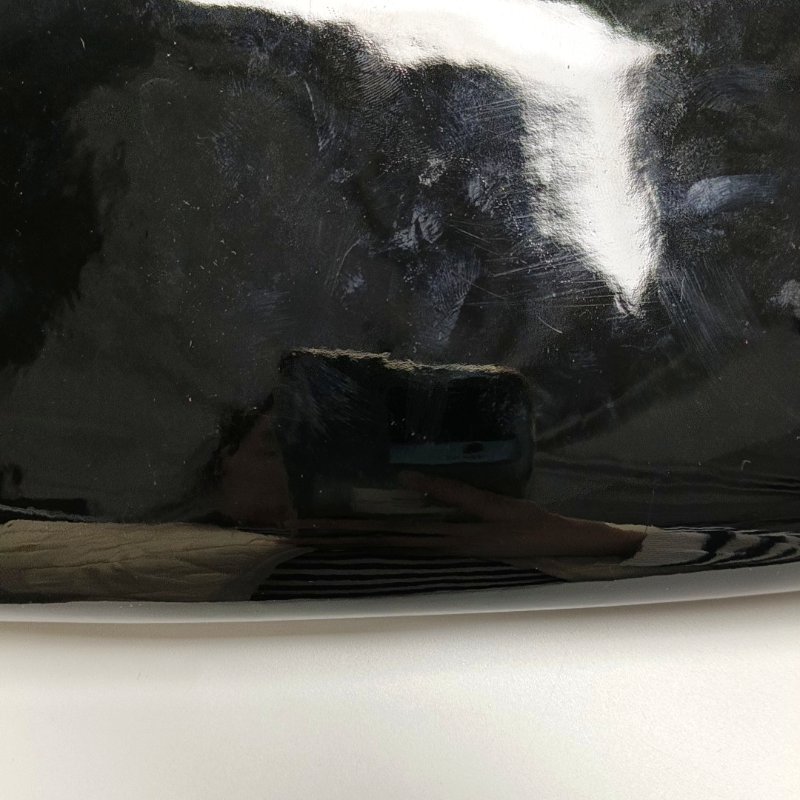 LOUIS VUITTON LOUISE黑色漆皮手拿包金色五金-10