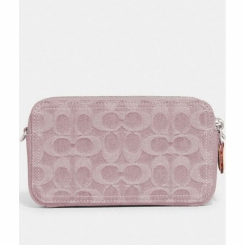 Coach 女士 Kira 牛仔斜挎包均碼碼19cm*4cm*10.5cm