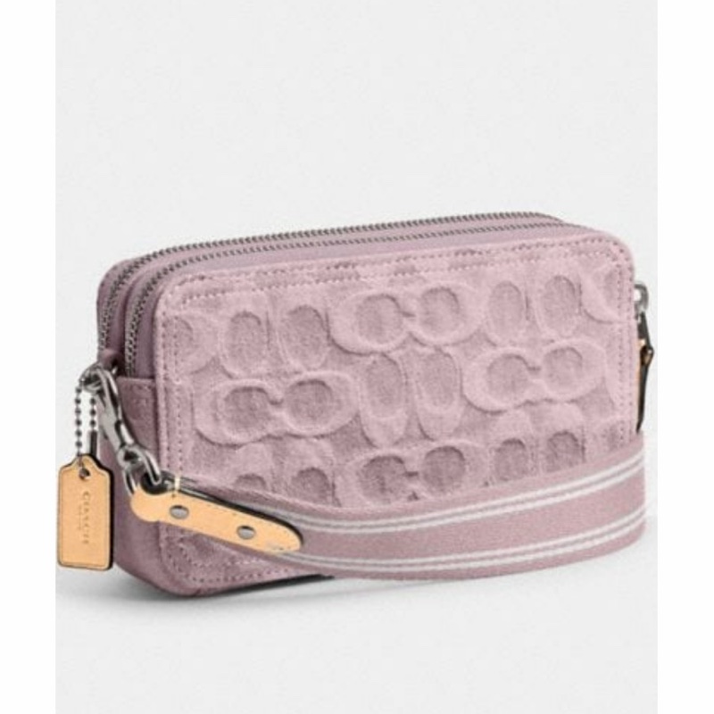Coach 女士 Kira 牛仔斜挎包均碼碼19cm*4cm*10.5cm-4