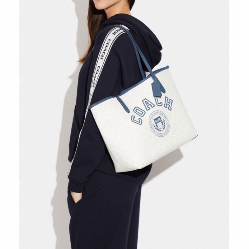 Coach 女士 徽標手提包均碼碼44 x 14 X 27 CM-3