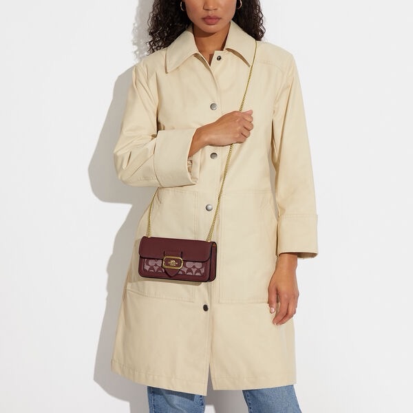 Coach 女士 Morgan 標誌性青年布斜挎包均碼碼20cm*4cm*10.5cm-3