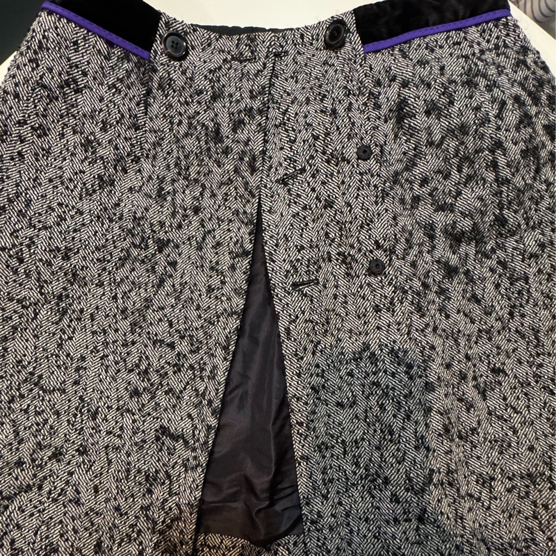 《新歡舊愛》正品LV路易威登毛料一片式A字裙36/S-5