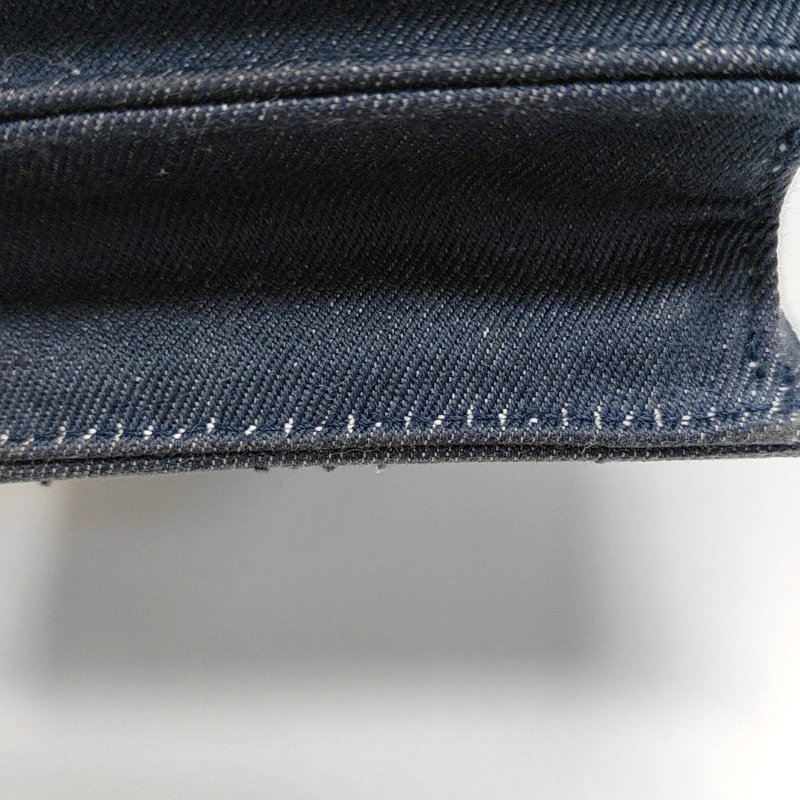 DIOR Diorama深藍色牛仔布藤格紋鉚釘盾牌包單肩包斜挎包金色五金可拆卸肩帶-14