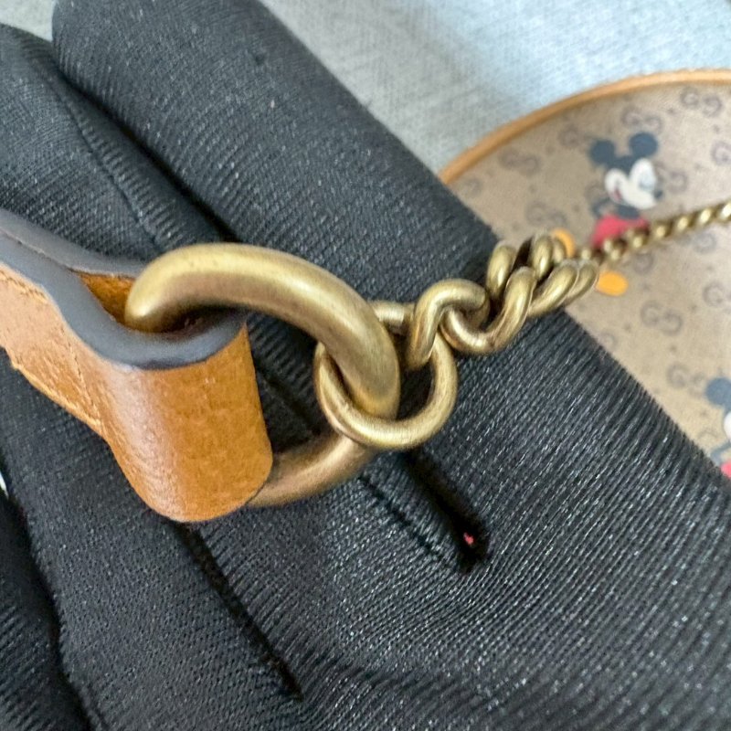 GUCCI 迪士尼米奇聯名迷你圓餅後背包-9