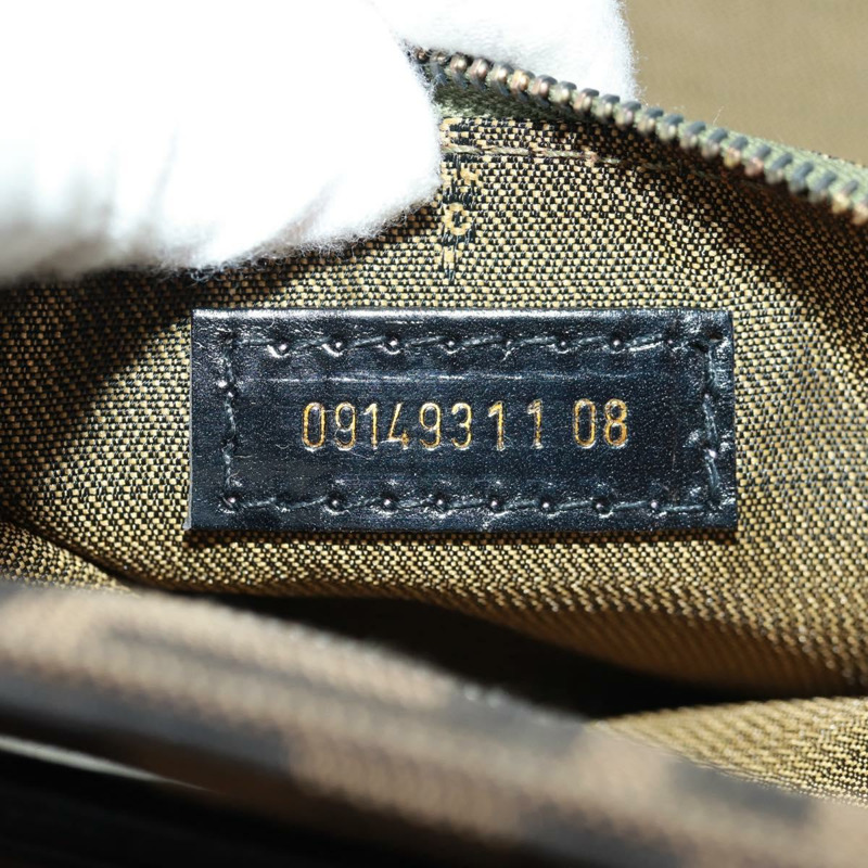 【日本直送】FENDI Zucca帆布化妝包 2way Brown Black Auth 163256V-10