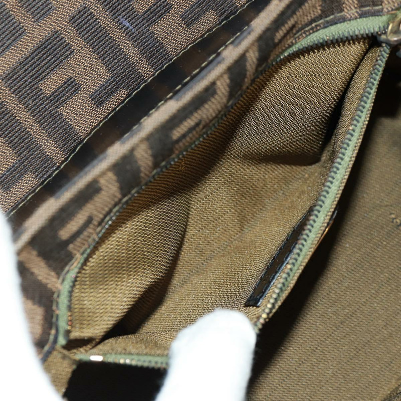 【日本直送】FENDI Zucca帆布化妝包 2way Brown Black Auth 163256V-26