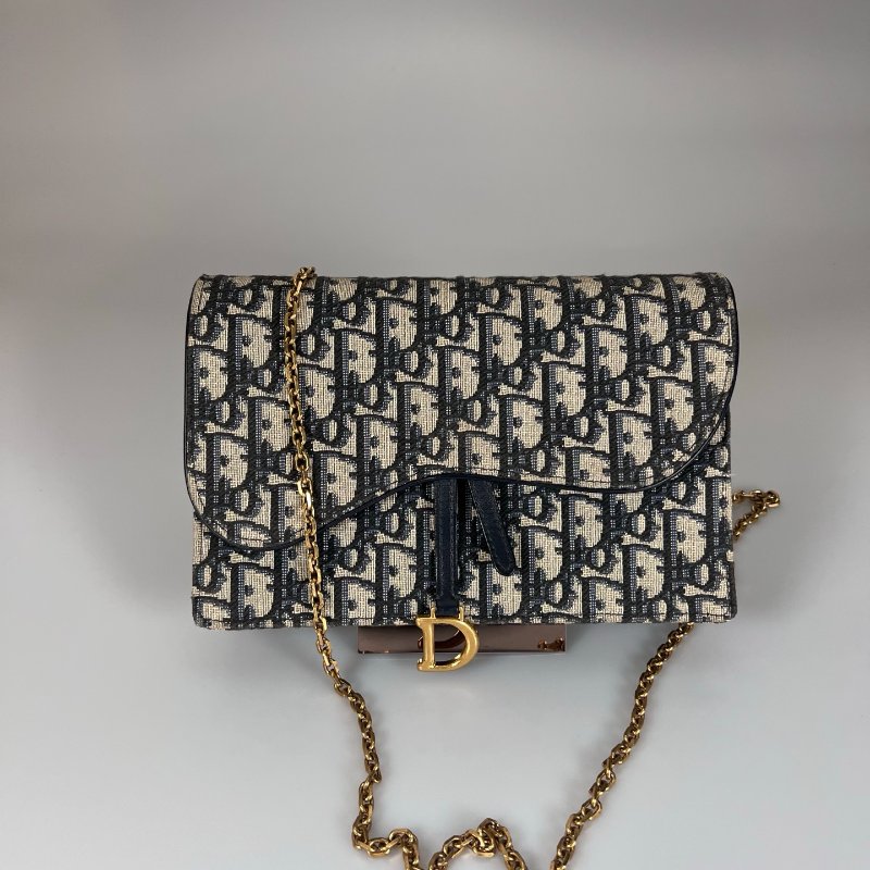 DIOR 老花肩背包WOC-0